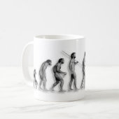 De evolutie van het Man Koffiemok (Voorkant links)