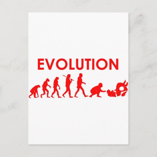 De Evolutie van Jitsu van Jiu Briefkaart (Voorkant)