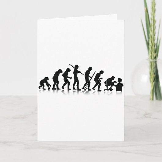 De Evolutie van Nerd Kaart (Voorkant)