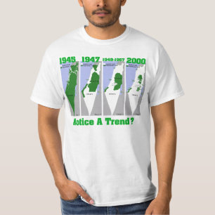 De evolutie van Palestina T-shirt
