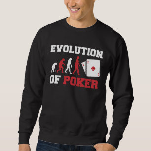 De evolutie van poker pocket azen Poker Trui