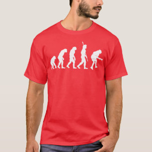 De evolutie van rots t-shirt