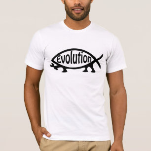 De evolutievis t-shirt