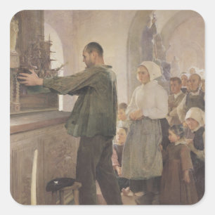 De Ex Voto, 1898 Vierkante Sticker