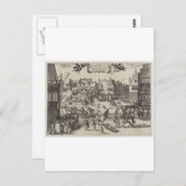 De executie van Guy Fawkes Briefkaart (Voorkant / Achterkant)