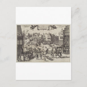 De executie van Guy Fawkes Briefkaart