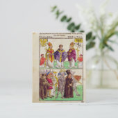 De executie van Jan Hus Briefkaart (Staand voorkant)