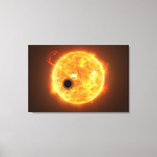 De exoplaneet Wasp-107b is een gasreus Canvas Afdruk (Voorkant)