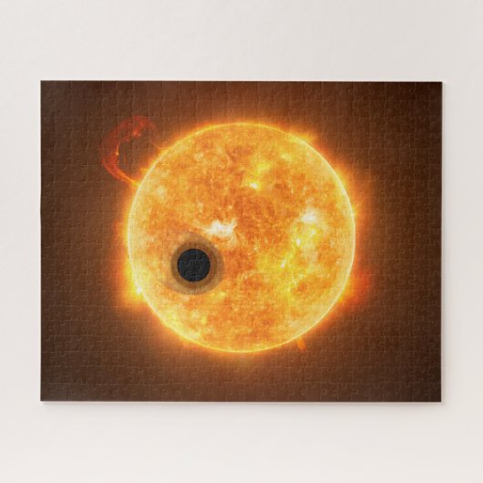 De exoplaneet Wasp-107b is een gasreus Legpuzzel (Horizontaal)