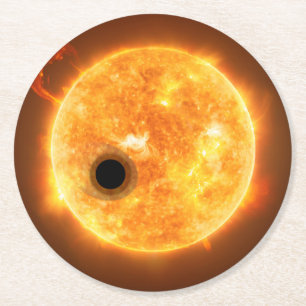 De exoplaneet Wasp-107b is een gasreus Ronde Kartonnen Onderzetter