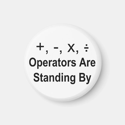 De exploitanten staan op magneet (Voorkant)