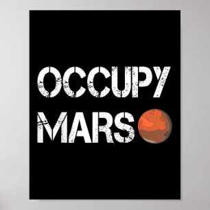 De Explorer neemt Marsruimte in Poster