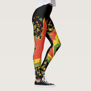 De Explosie van de Ster van de Leggings van Rasta