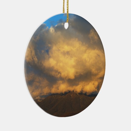 De explosie van de Sunset Cloud Keramisch Ornament (Rechts)