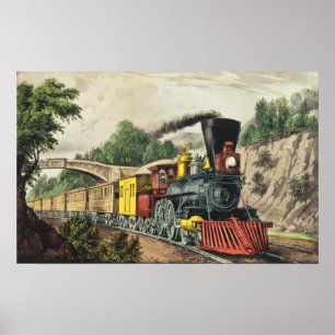 De Express Train Poster