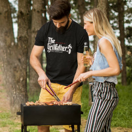 De extra ordinaire grillfather grappige Vaderdag T-shirt