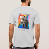 De Ezel & De Olifant Hugging PRIDE Vlag T-shirt (Achterkant)