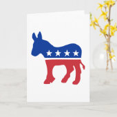 De Ezel van de democraat Kaart (Gele Bloem)