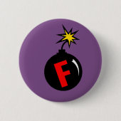 de f-bom ronde button 5,7 cm (Voorkant)