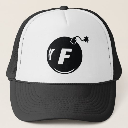De F Bomb LID Trucker Pet (Voorkant)