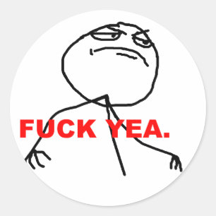 de f*uck autocollants de meme ouais