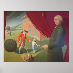 De fabel van Parson Weems Poster