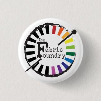 De Fabric Foundry Logo Knop Ronde Button 3,2 Cm