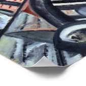 De fabriek en de brug poster (Hoek)