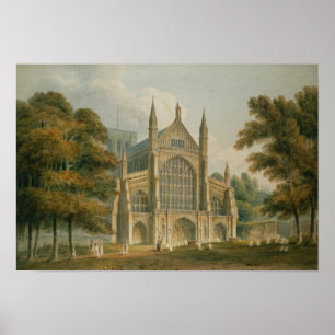 De façade van het noordwesten poster