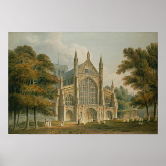 De façade van het noordwesten poster (Voorkant)