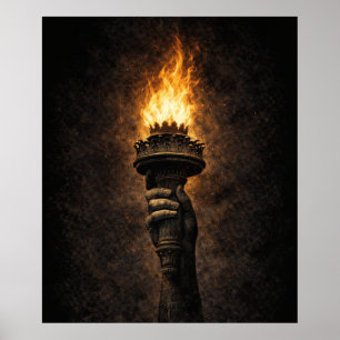 DE FACTEL STRAALT NOG STEEDS POSTER