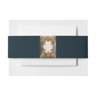 De Faire-part Bandeau ventral d'invitation à l'opulence baroque