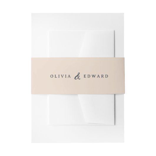 De Faire-part Invitation Bandeau Ventre (Devant example)