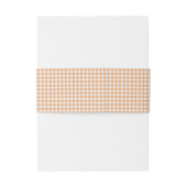 De Faire-part Petit Citrouille Gingham Invitation Bandeau Ventre (Dos Example)