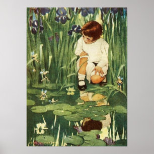 De Fairies Picnic Poster