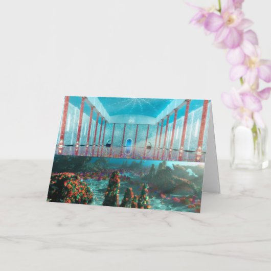 De fairy Bath-Kaart Kaart (Orchidee)