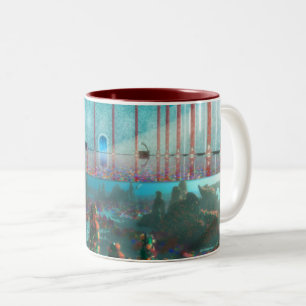 De fairy Bath-Mok Tweekleurige Koffiemok