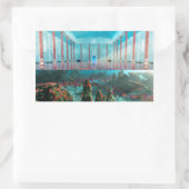 De fairy Bath-Stickers Rechthoekige Sticker (Tas)