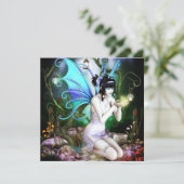 De Fairy en de Firefly Birthday Kaart (Staand voorkant)