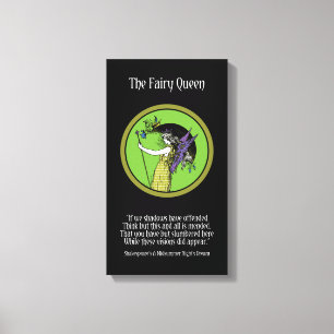 De Fairy Queen Canvas Afdruk