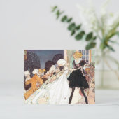 De  Fairy Tale Princess Wedding Save the Date! Aankondigingskaart (Staand voorkant)