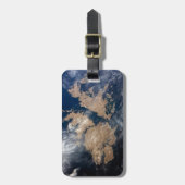 De Falklandeilanden (Islas Malvinas). Bagagelabel (Voorkant verticaal)