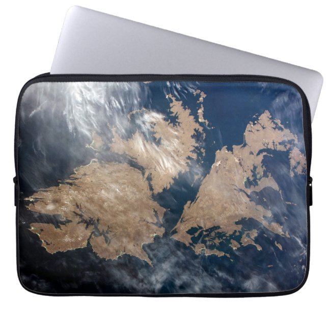 De Falklandeilanden (Islas Malvinas). Laptop Sleeve (Voorkant)