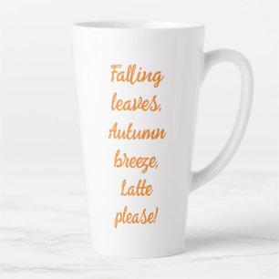 De fallende verlaten herfst Breeze latte alstublie Mok