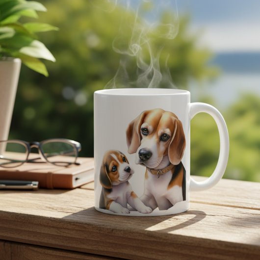 De familie Beagel Koffiemok