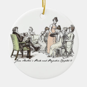 De familie Bennet - Jane Austen Pride & Prejudice Keramisch Ornament