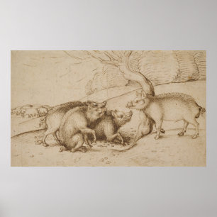 De familie Boar Poster