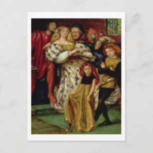 De familie Borgia, 1863 Briefkaart