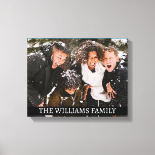 De familie canvas afdruk