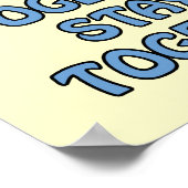 De familie die samen speelt poster (Hoek)